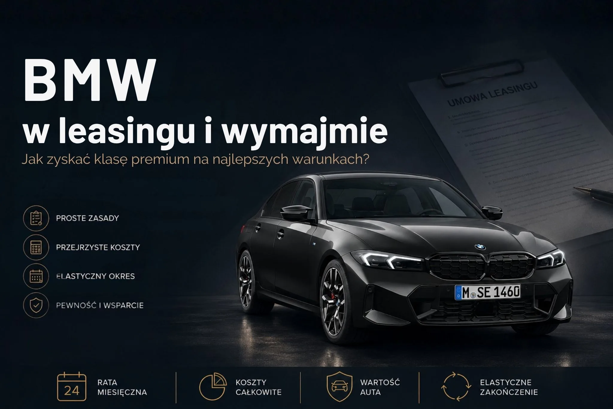 BMW w leasingu i wynajmie – jak zyskać klasę premium na najlepszych warunkach?